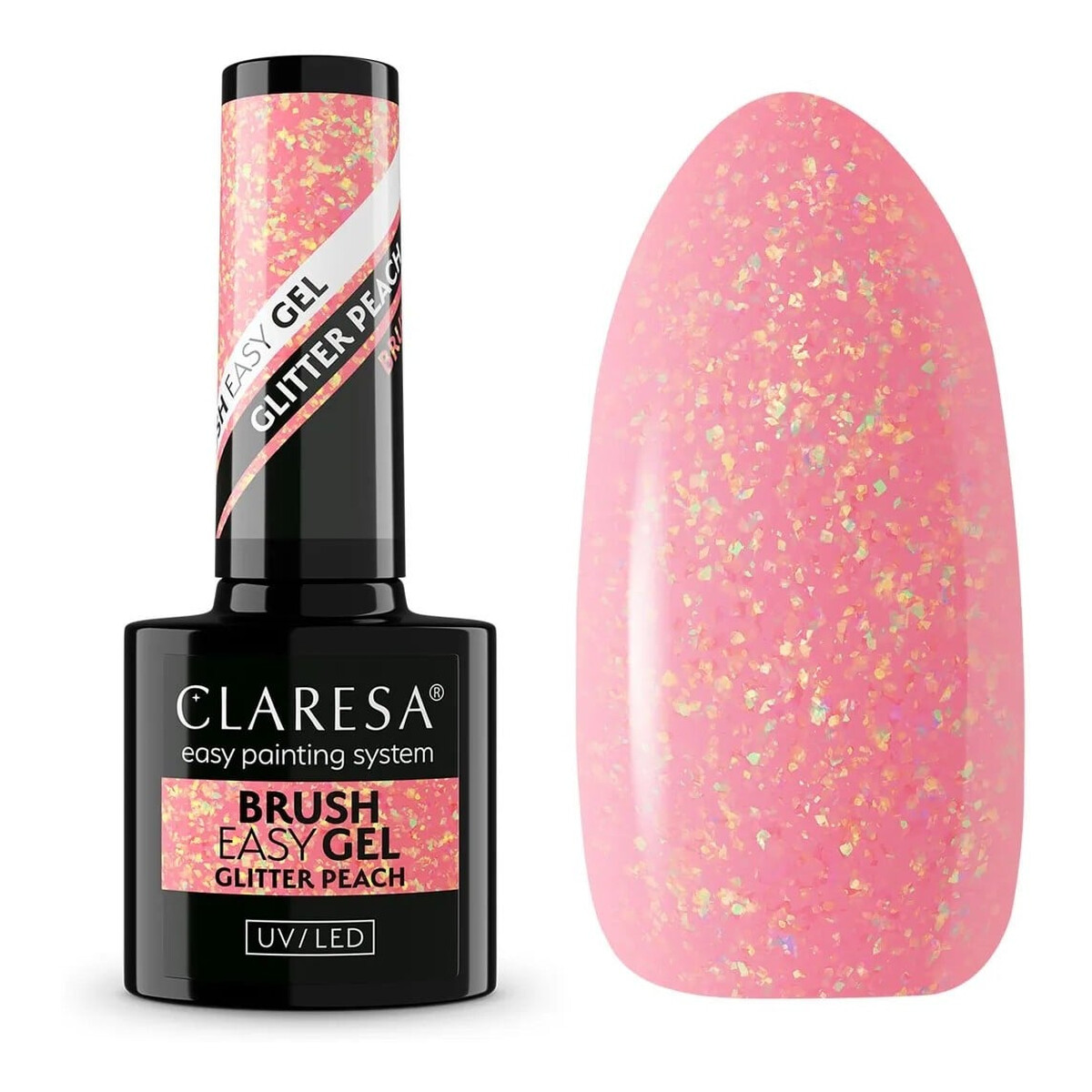 Claresa Brush Easy Gel Żel UV w butelce 5g