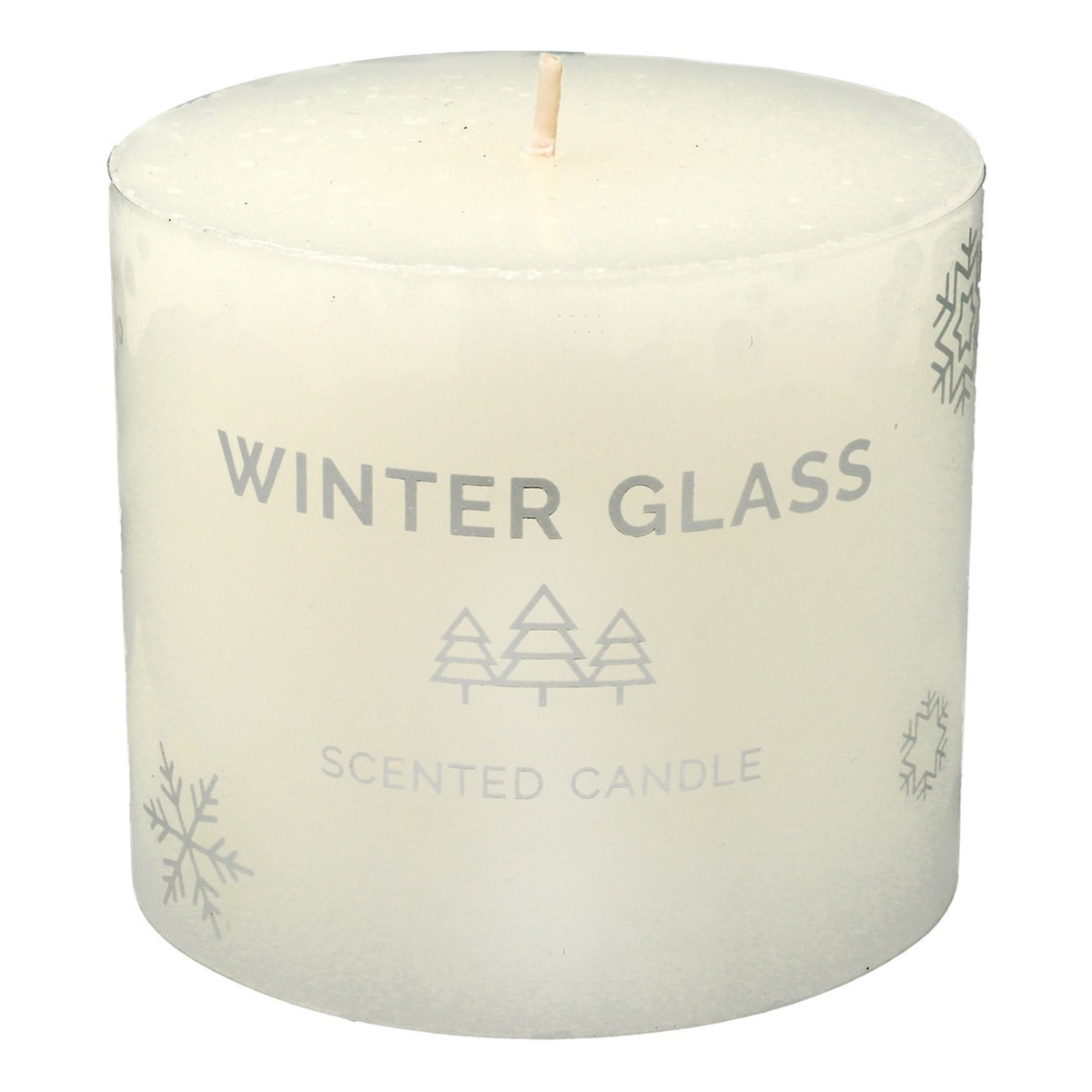 Artman Candles Świeca zapachowa Winter Glass biały - walec mały