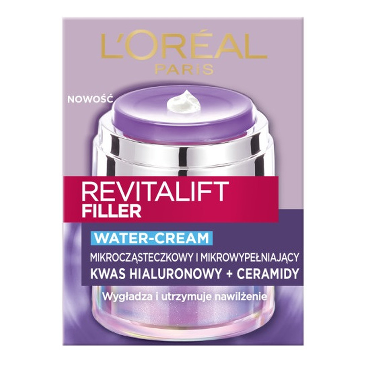 Loreal Revitalift Filler Water-Cream ujędrniający Krem do twarzy 50ml