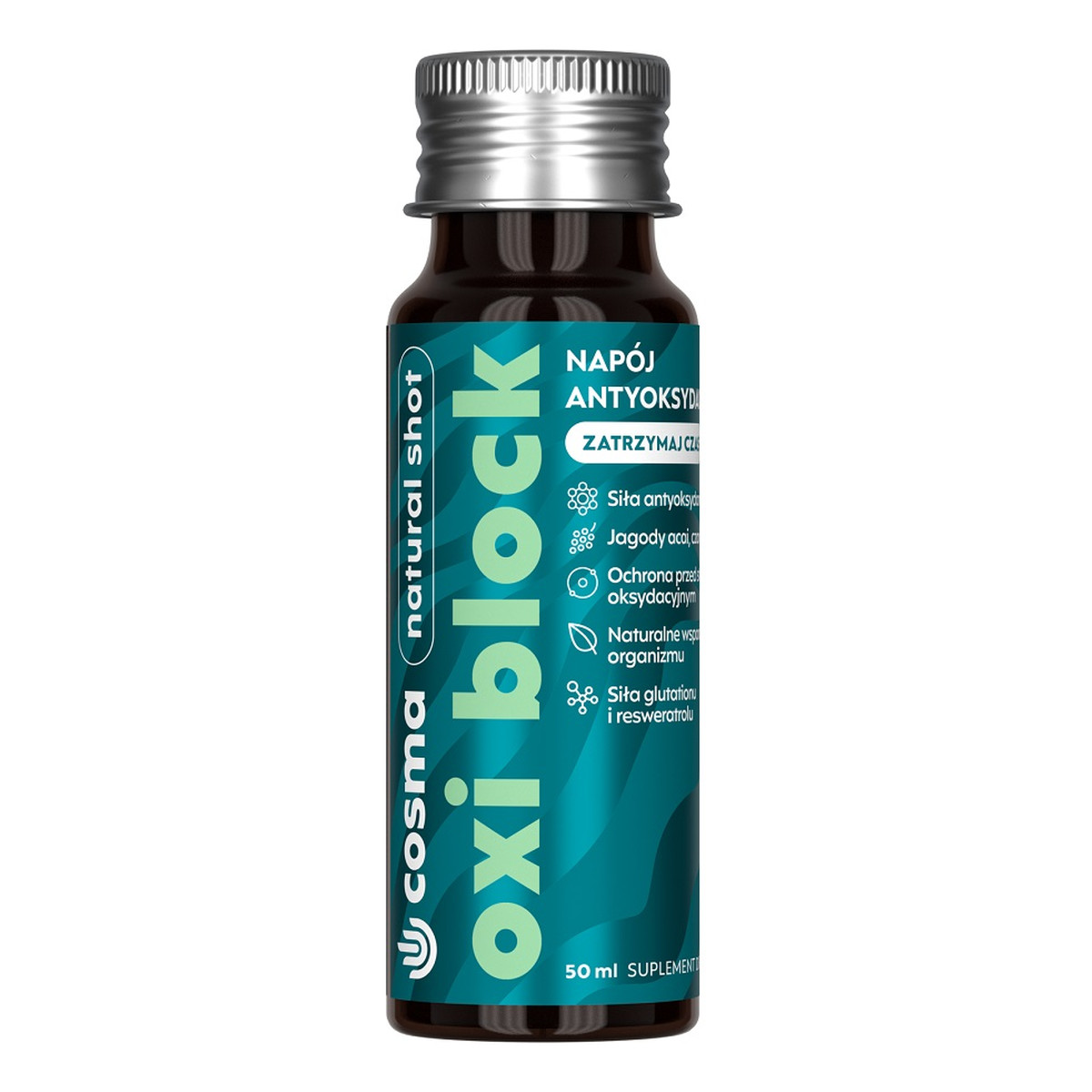 Cosma Cannabis Oxi Block naturalny shot antyoksydacyjny 50ml