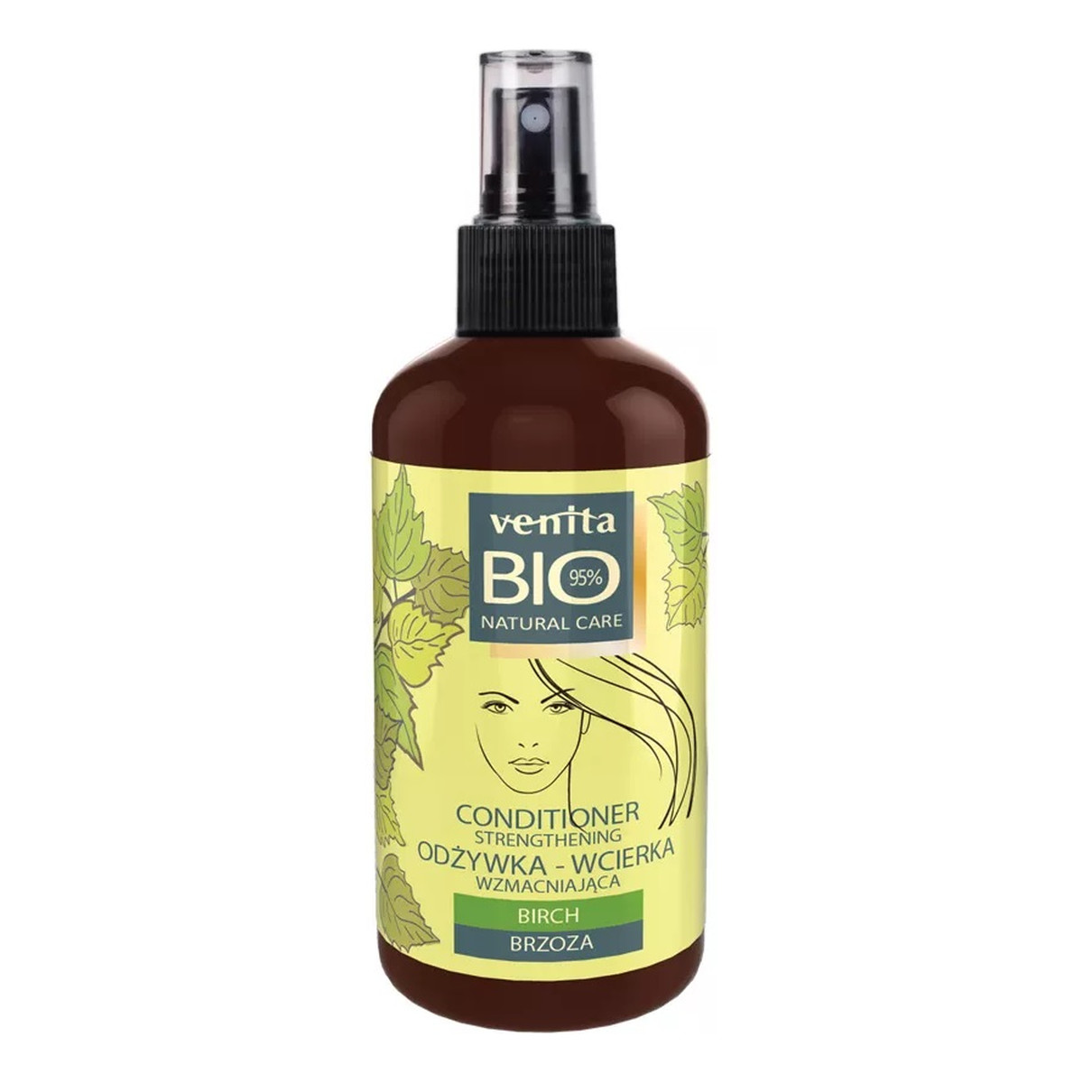 Venita Bio Natural Care Brzoza wzmacniająca odżywka-wcierka z ekstraktem z brzozy do włosów tłustych i wypadających 100ml