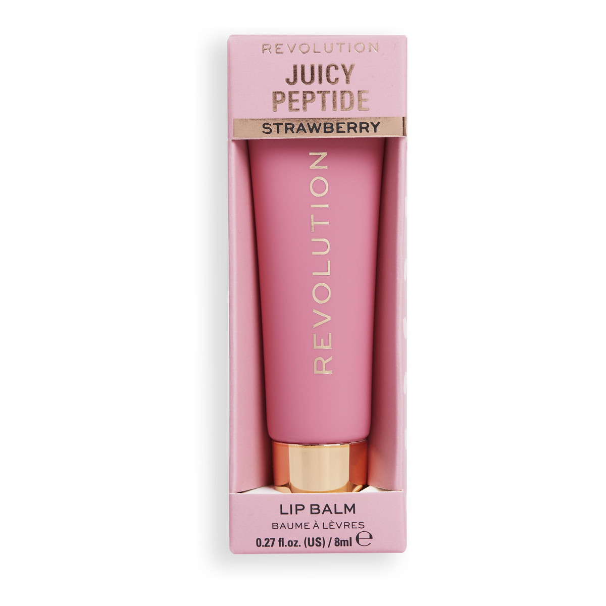 Revolution Juicy Peptide Balsam-błyszczyk do ust strawberry 8ml